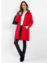 WITT WEIDEN Płaszcz pikowany w kolorze czerwono-szarym rozmiar: 48. Czerwone płaszcze WITT WEIDEN, bez wzorów, bez kaptura. Za 126.99 zł.