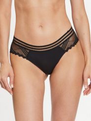 Passionata Figi brazylijskie Rodeo P47L40 Czarny. Czarne figi Passionata, l, bez wzorów, z syntetyku. Za 69.99 zł.