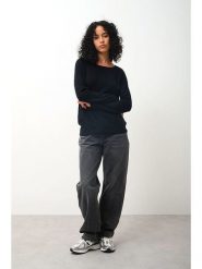 AUTHENTIC CASHMERE Kaszmirowy sweter "Dibona" w kolorze czarnym rozmiar: XXL. Czarne swetry AUTHENTIC CASHMERE, xxl, bez wzorów, z kaszmiru, bez ramiączek. Za 351.38 zł.