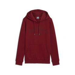 Damska bluza z kapturem ESS+ LOGO LAB PUMA Intense Red. Czerwone bluzy Puma, m, bez wzorów, z kapturem. Za 193.00 zł.