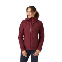 Kurtka przeciwdeszczowa damska Rab Namche GTX Jacket z kapturem. Brązowe kurtki sportowe RAB, s, bez wzorów, z kapturem, trekkingowe. Za 989.99 zł.