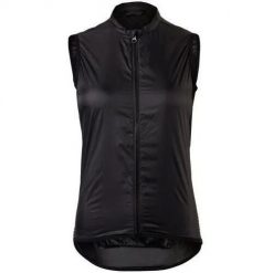 Damska kamizelka wiatroszczelna Agu Wind Essential II. Czarne kurtki sportowe AGU, bez wzorów, bez kaptura, rowerowe. Za 407.50 zł.