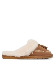 EMU Australia Kapcie Tahnee W13373 Brązowy. Brązowe obuwie domowe EMU Australia, bez wzorów, bez zapięcia. Za 384.99 zł.