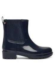 Tommy Hilfiger Kalosze Flag Hardware FW0FW08966 Granatowy. Niebieskie kalosze TOMMY HILFIGER, bez wzorów, z tworzywa sztucznego. Za 429.99 zł.