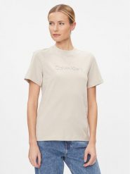 Calvin Klein T-Shirt Graphic K20K206753 Szary Regular Fit. Szare t-shirty Calvin Klein, xxs, bez wzorów, z bawełny, bez kołnierzyka, bez ramiączek. Za 159.99 zł.