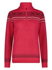 CMP Sweter w kolorze czerwonym rozmiar: 44. Czerwone swetry CMP, bez wzorów, bez ramiączek. Za 269.95 zł.