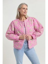 Josephine & Co Kurtka przejściowa "Daaf" w kolorze beżowo-jasnoróżowym rozmiar: 46. Brązowe kurtki Josephine & Co, bez wzorów, z bawełny, bez kaptura. Za 347.99 zł.