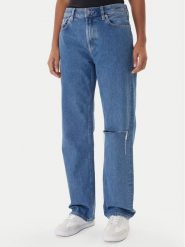 Calvin Klein Jeans Jeansy LV047E609G Granatowy Regular Fit. Niebieskie jeansy Calvin Klein Jeans, bez wzorów. Za 409.99 zł.