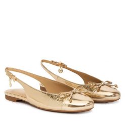 Baleriny MICHAEL Michael Kors. Żółte baleriny MICHAEL Michael Kors, bez wzorów, bez obcasa. Za 569.99 zł.