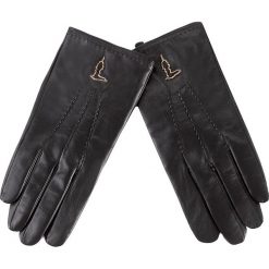 Rękawiczki Damskie TRUSSARDI JEANS - Gloves 57Z00008 K299. Czarne rękawiczki Trussardi Jeans, bez wzorów, z jeansu. W wyprzedaży za 89.00 zł.