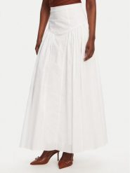 Bardot Spódnica maxi Amorette 59863SB Biały Regular Fit. Białe spódnice Bardot, bez wzorów, z bawełny, maxi. Za 259.99 zł.