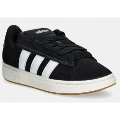 Buty ADIDAS GRAND COURT ALPHA 0 Czarny. Czarne obuwie sportowe Adidas, ze skóry, bez zapięcia. Za 377.95 zł.