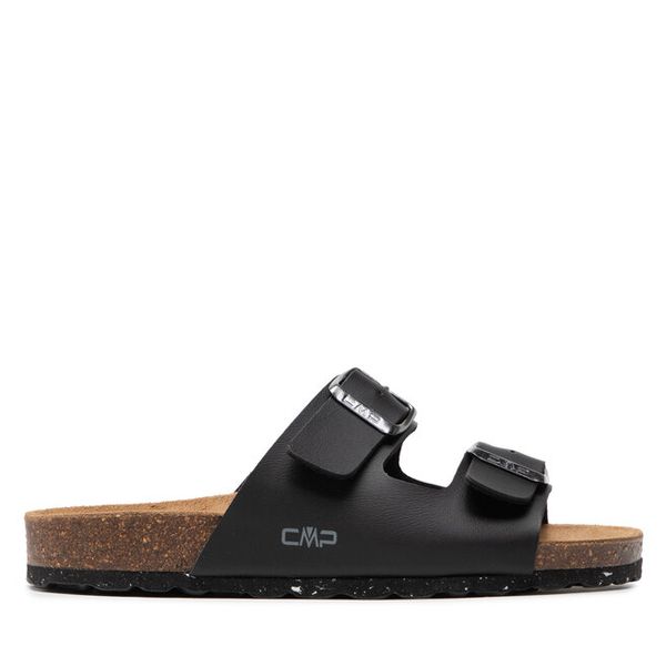 Klapki CMP. Czarne klapki CMP, bez wzorów, bez obcasa. Za 153.99 zł.