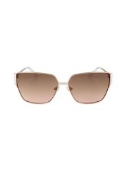 Guess Damskie okulary przeciwsłoneczne w kolorze złotym rozmiar: 60. Żółte okulary przeciwsłoneczne Guess, z aplikacjami, z tworzywa sztucznego. Za 194.95 zł.