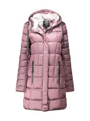 Canadian Peak Płaszcz zimowy "Bullieak" w kolorze jasnoróżowym rozmiar: M. Różowe płaszcze Canadian Peak, na zimę, m, bez wzorów, z puchu, bez kaptura. Za 173.99 zł.