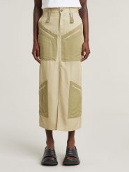 G-Star Spódnica w kolorze beżowym rozmiar: W27. Brązowe spódnice G-Star, na co dzień, bez wzorów, z lyocellu, retro, maxi, proste. Za 500.38 zł.