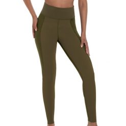 Legginsy sportowe Tights Compression. Zielone legginsy ANITA ACTIVE, xl, bez wzorów, z elastanu. Za 405.00 zł.