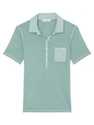Marc O´Polo Koszulka polo w kolorze miętowym rozmiar: XS. Niebieskie koszulki polo xs, bez wzorów, z bawełny, bez kołnierzyka, bez ramiączek. Za 74.81 zł.