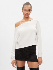 Liu Jo Sport Sweter TA4159 MS49I Écru Cropped Fit. Swetry Liu Jo Sport, s, bez wzorów, z wiskozy, bez ramiączek. Za 269.99 zł.
