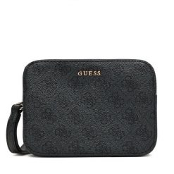 Kosmetyczka Guess. Szare kufry i kosmetyczki Guess, z aplikacjami, bez dodatków. Za 269.99 zł.