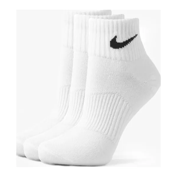 Nike Skarpety 3Ppk Quarter White , biały, rozmiar M. Białe skarpety Nike, bez wzorów, z bawełny. Za 39.99 zł.