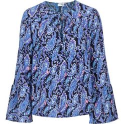 Sukienka bonprix beżowo-zielono-brązowy wzorzysty. Brązowe bluzki bonprix, na lato, bez wzorów, bez kołnierzyka, bez ramiączek. Za 74.99 zł.