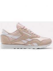 Reebok Skórzane sneakersy "Clasic Nylon" w kolorze jasnoróżowym rozmiar: 38. Różowe trampki Reebok, bez wzorów, z materiału, bez zapięcia. Za 202.50 zł.