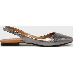 Badura - Baleriny. Szare baleriny Badura, bez wzorów, z materiału, bez obcasa. W wyprzedaży za 219.90 zł.