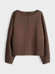 OPUS Bluza w kolorze brązowym rozmiar: 42. Brązowe bluzy Opus, bez wzorów, bez kaptura. Za 145.94 zł.