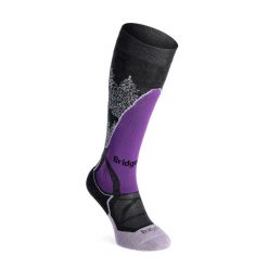 Skarpety narciarskie damskie Bridgedale Ski MW. Czarne skarpety Bridgedale, bez wzorów. Za 85.99 zł.