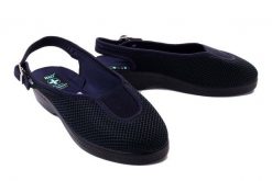 ADANEX BIL30VD BIO 22885 GR/CZ, sandały damskie. Niebieskie sandały Adanex, bez wzorów, bez obcasa, bez zapięcia. Za 81.52 zł.