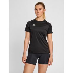 Hummel Core XK Poly T-Shirt S/S Woman. Czarne koszulki sportowe Hummel, l, bez wzorów, bez kołnierzyka, bez ramiączek. Za 106.00 zł.