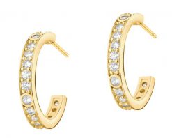 Kolczyki z mosiądzu pozłacane z cyrkoniami - koła. Kolczyki Artelioni, z cyrkonią, pozłacane. Za 159.00 zł.