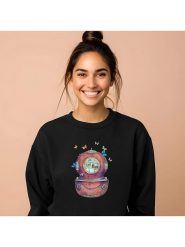 WOOOP Bluza "Inner space square" w kolorze czarnym rozmiar: L. Czarne bluzy Wooop, l, bez wzorów, z bawełny, bez kaptura. Za 100.99 zł.