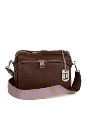 Lucca Baldi Skórzana torebka "Feltre" w kolorze ciemnobrązowym - 19 x 15 x 7 cm rozmiar: onesize. Brązowe torby na ramię Lucca Baldi, bez wzorów, z materiału, na ramię, bez dodatków. Za 252.99 zł.