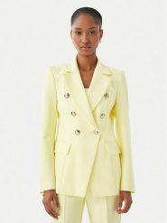 Maryley Marynarka 26EB139/43LE Żółty jasny Regular Fit. Żółte marynarki i żakiety Maryley, l, bez wzorów, z syntetyku. Za 579.99 zł.