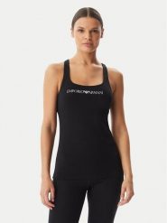 Emporio Armani Underwear Top EW002903 AF19026 UC001 Czarny Slim Fit. Czarne topy Emporio Armani Underwear, m, bez wzorów, z bawełny, bez kołnierzyka, bez ramiączek. Za 219.99 zł.