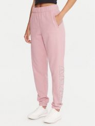 DKNY Sport Spodnie dresowe DP5P3737 Różowy Regular Fit. Czerwone spodnie dresowe DKNY Sport, l, bez wzorów, z bawełny. Za 349.99 zł.