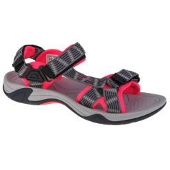 Sandały damskie, CMP Hamal Wmn Hiking Sandal. Czerwone sandały CMP, bez wzorów, z materiału, sportowe, bez obcasa, bez zapięcia. Za 169.99 zł.