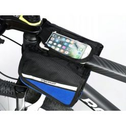 Torba rowerowa sakwa saszetka uchwyt rowerowy na telefon DUNLOP. Czarne torby na ramię Dunlop, bez wzorów, sportowe, bez dodatków. Za 55.00 zł.