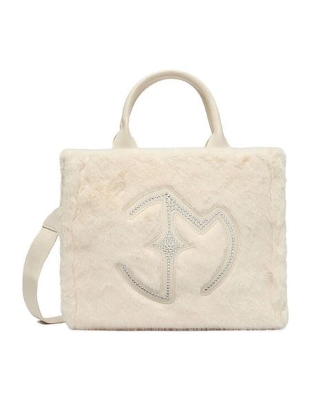 Eva Minge Torebka EO-ASI-LA482-3917 Écru. Torebki klasyczne Eva Minge, bez wzorów, z materiału, bez dodatków. Za 129.99 zł.