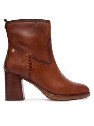 Pikolinos Botki W9U-8945C1 Brązowy. Brązowe botki Pikolinos, bez wzorów, ze skóry, bez obcasa, na słupku, bez zapięcia. Za 769.99 zł.