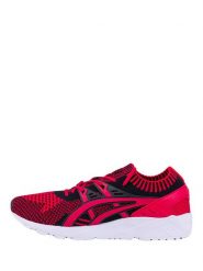 Asics Sneakersy "Gel Kayano Knit" w kolorze czerwono-czarnym rozmiar: 42. Czarne trampki Asics, bez wzorów, bez zapięcia. Za 218.67 zł.
