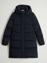 Woolrich Parka puchowa "Kelly" w kolorze granatowym rozmiar: S. Niebieskie parki Woolrich, s, z puchu, bez kaptura. Za 3,038.16 zł.