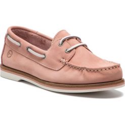 Mokasyny TAMARIS - 1-23616-22 Lt. Pink Nubuc 540. Czerwone mokasyny Tamaris, bez wzorów, z nubiku, bez obcasa. W wyprzedaży za 189.00 zł.