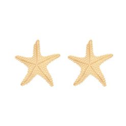 Kolczyki Starfish, pozłacane. Kolczyki Lilou, pozłacane, na sztyftcie. Za 169.00 zł.