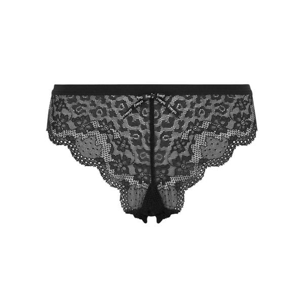 Stringi damskie Freya Fancies. Czarne stringi FREYA ACTIVE, bez wzorów, z koronki. Za 155.00 zł.