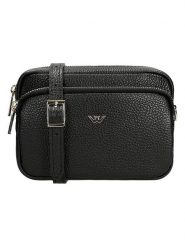 Wojas Skórzana torebka w kolorze czarnym - 18 x 13 x 6,5 cm rozmiar: onesize. Czarne torby na ramię Wojas, bez wzorów, z materiału, na ramię, bez dodatków. Za 228.38 zł.