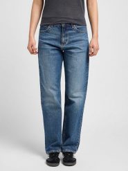 Lee Dżinsy - Comfort fit - w kolorze niebieskim rozmiar: W31/L35. Niebieskie jeansy Lee, l, z aplikacjami, z podwyższonym stanem. Za 92.21 zł.