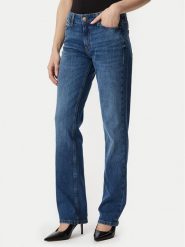 Guess Jeansy W6YAJD D1655 Niebieski Straight Leg. Niebieskie jeansy Guess, z aplikacjami. Za 434.99 zł.